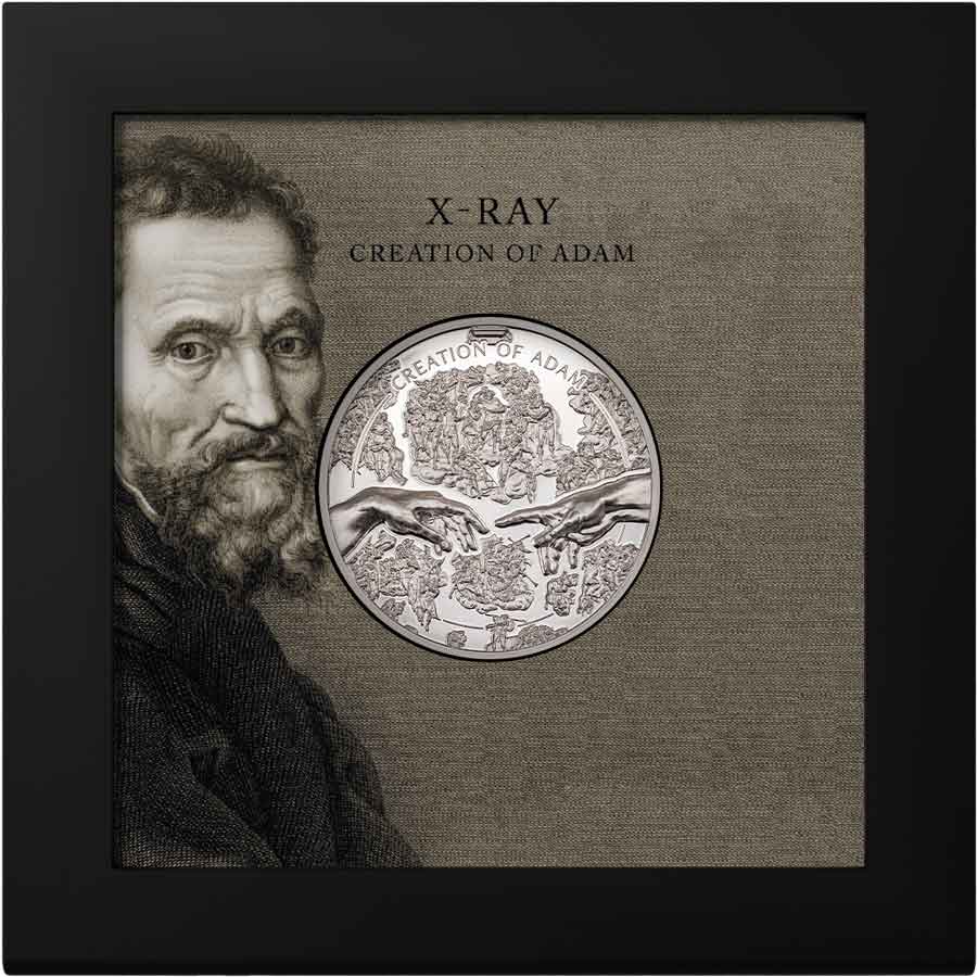 30235_X-Ray-2023-Creation-of-Adam_x 2023 Creation of Adam X-Ray Silver Proof Coin