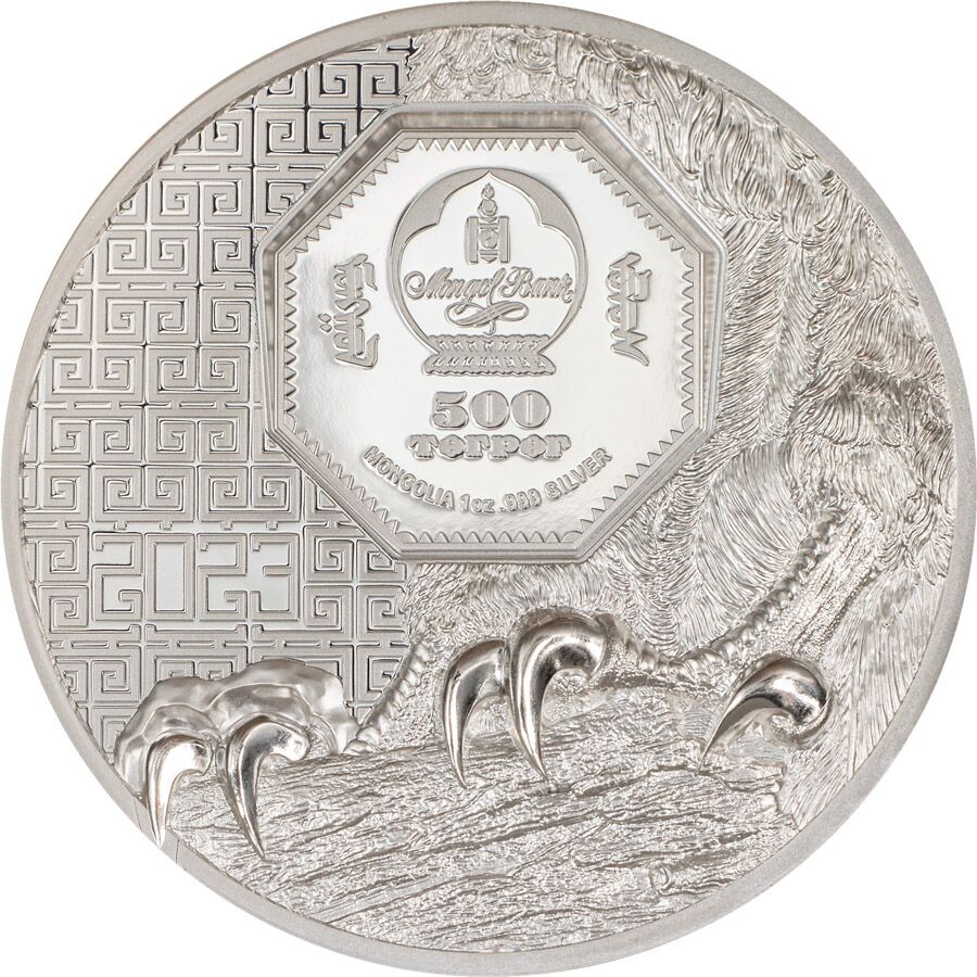 30288_Mongolian-Falcon-Silver-1oz_o 2023 Mongolia 1 oz Mongolian Falcon Ultra High Relief Silver Proof Coin