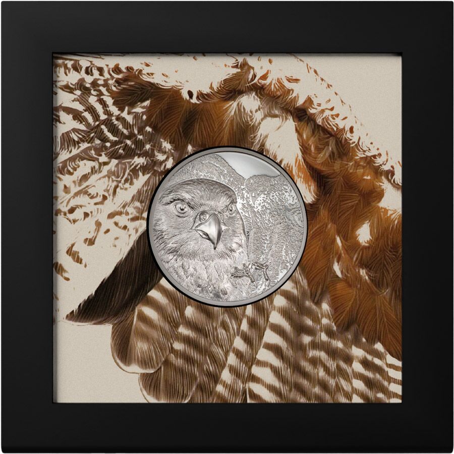 30288_Mongolian-Falcon-Silver-1oz_x 2023 Mongolian Falcon 1 oz UHR Silver Proof Coin