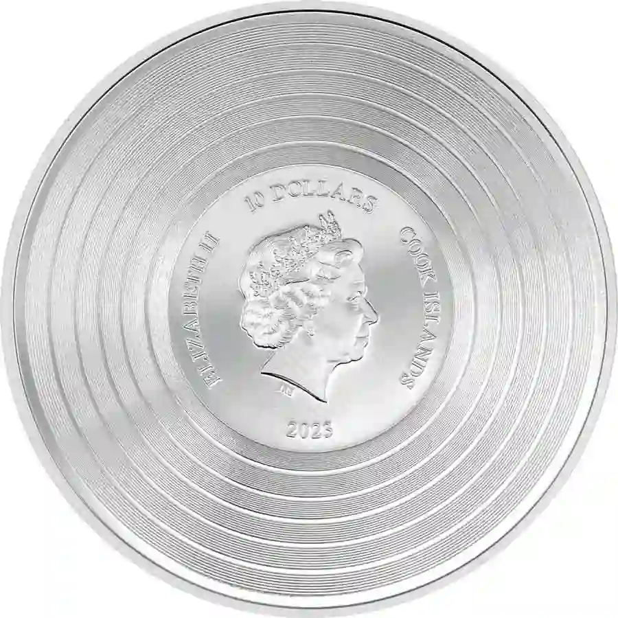 30294_Iron-Maiden-Piece-of-Mind-Ag_o 2023 Cook Islands 2 oz Iron Maiden Piece of Mind Silver Proof Coin