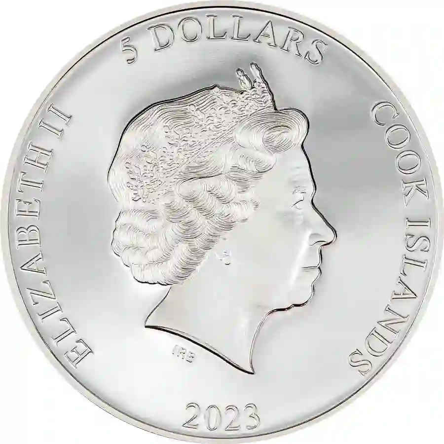 30396_Second-skin-Ag-2023_o 2023 Cook Islands 1 oz Second Skin UHR Silver Proof Coin