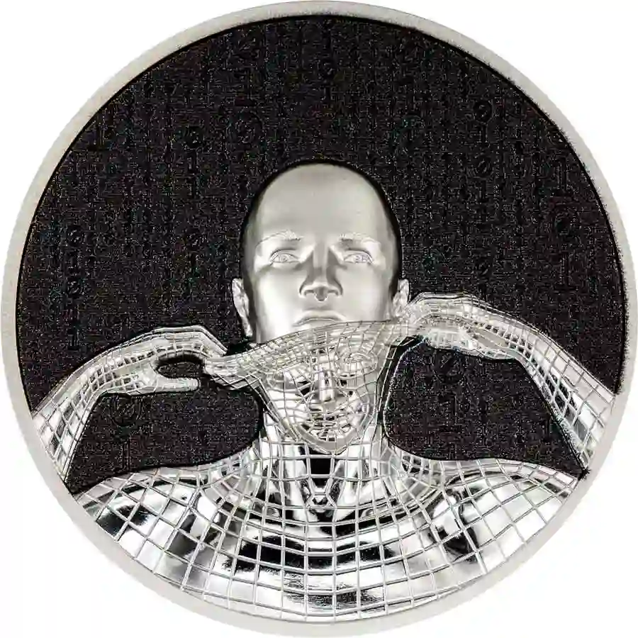 30396_Second-skin-Ag-2023_r 2023 Cook Islands 1 Ounce Second Skin UHR Silver Proof Coin