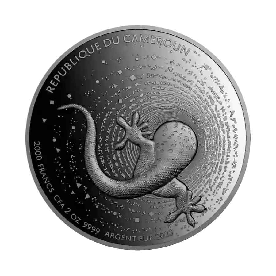 Untitled-2 2023 2 oz Gecko Ultra High Relief Silver Proof Coin