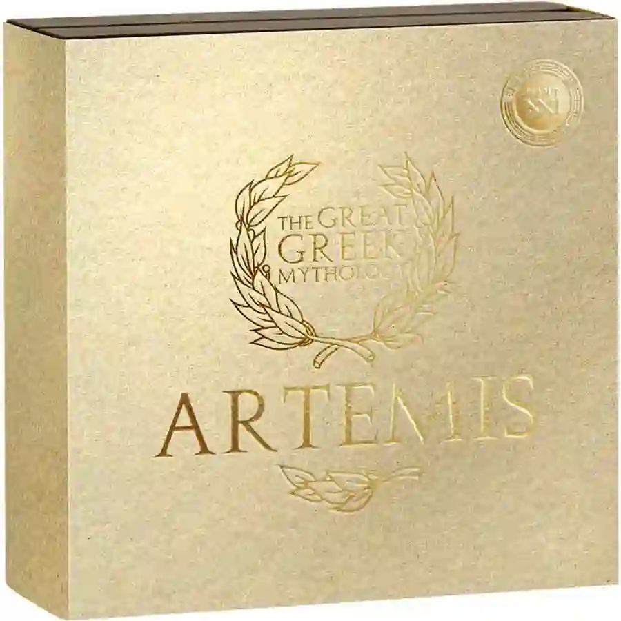 GGM_Artemis_box1_1000x1000 Artemis 3 oz 24K Gilded High Relief Silver Coin