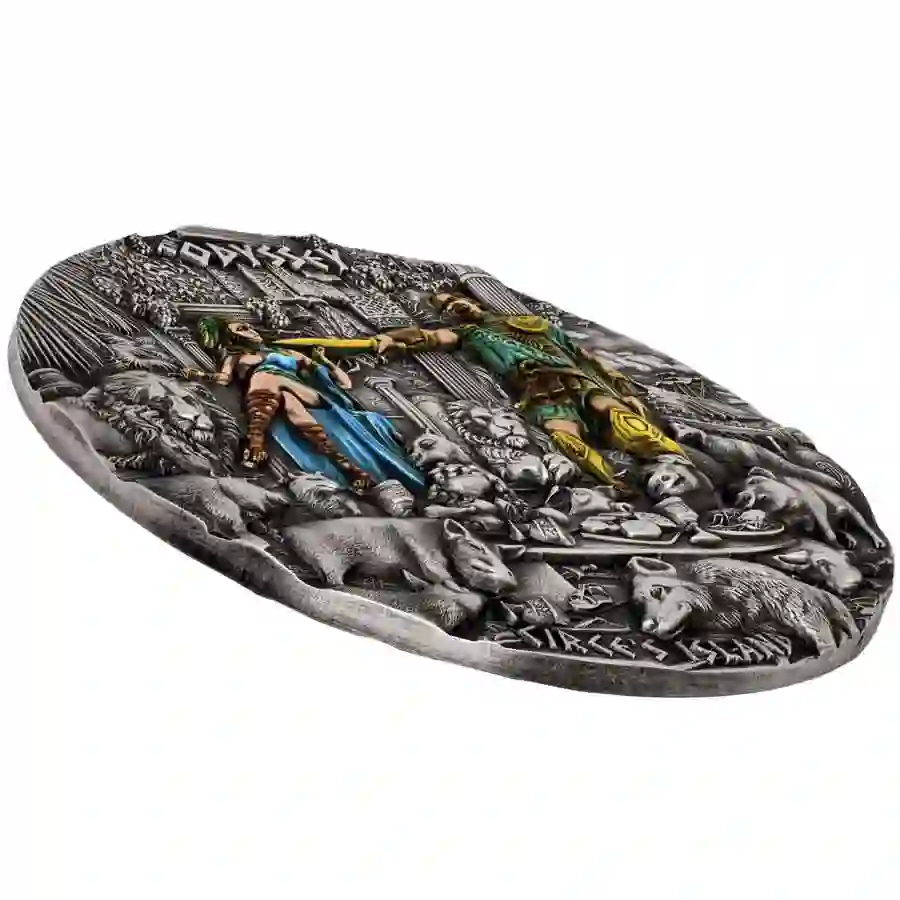 Reverse_angle 2023 Odyssey Circe's Island UHR Color Silver Coin
