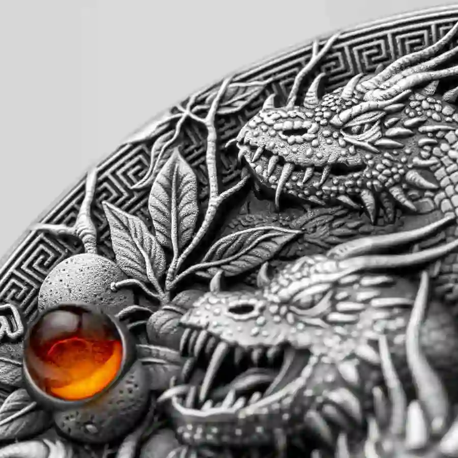 IMG_3114 2022 Landon Green Dragon Ultra High Relief Silver Coin