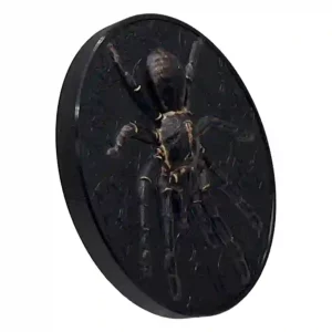 2023 Palau 3 Ounce Dark Nature Tarantula UHR Silver Coin