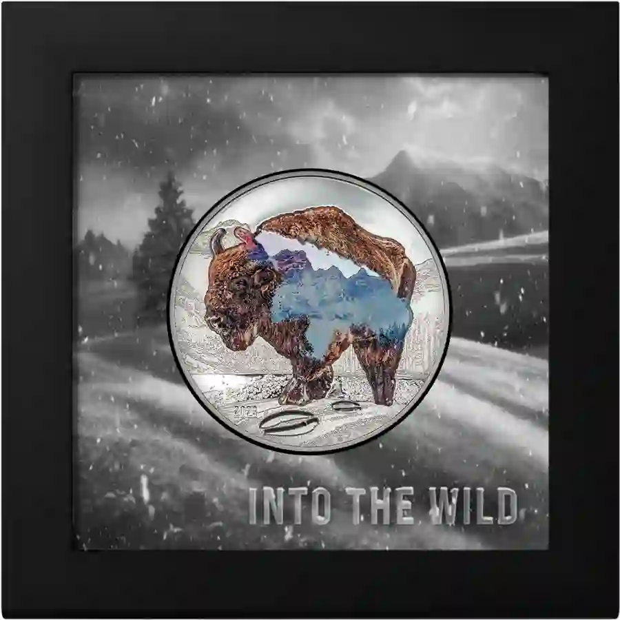 30402_Into-the-Wild---Bison_x Into the Wild Bison Ultra High Relief Silver Proof Coin