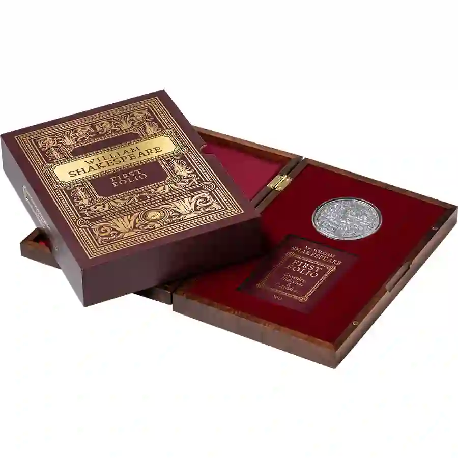 William-Shakespeare-First-Folio_box2_1000x1000 Cameroon William Shakespeare First Folio High Relief Silver Coin