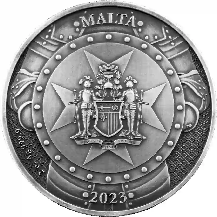 knights-of-the-past-10-euro-2-oz-silver-bu-rewers_900px 2023 Knights of the Past 10 2 oz High Relief Silver Coin