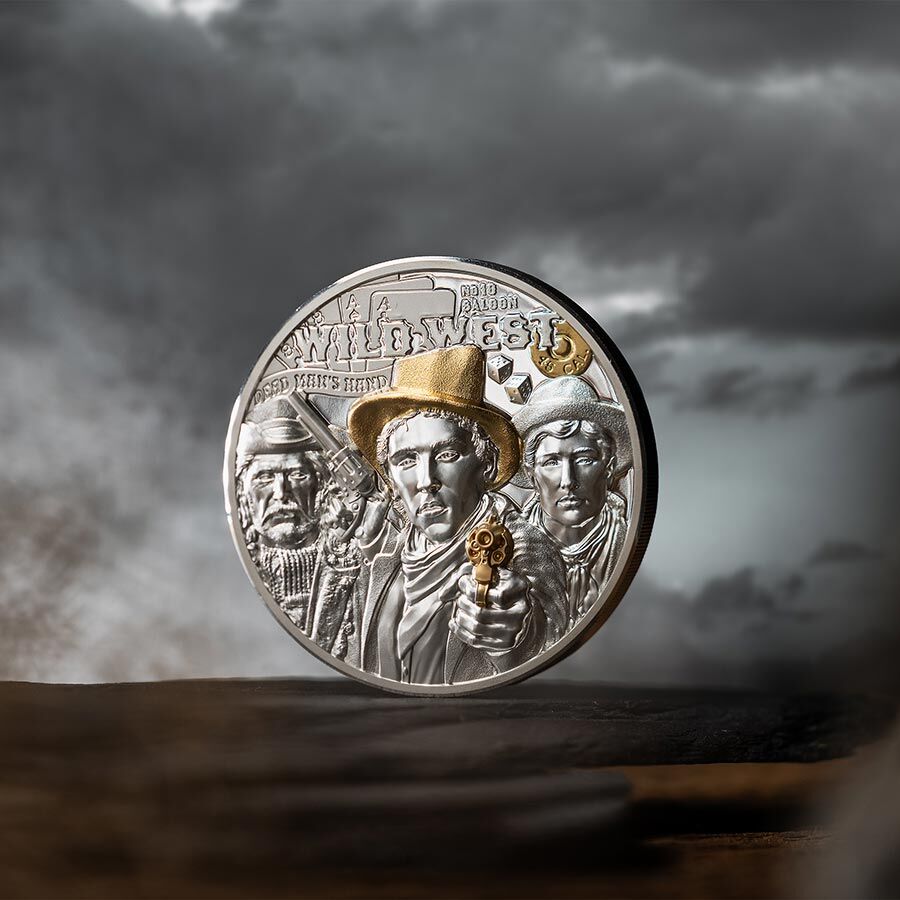 30522_Wild-West-Silver-3oz_s2 2024 Legends Wild West Legends Ultra High Relief Silver Proof Coin