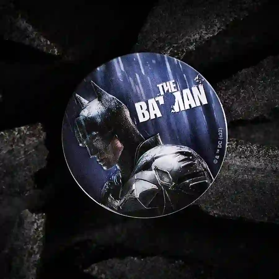 batman-det 2022 The Batman DC Comics UV Color Silver Coin