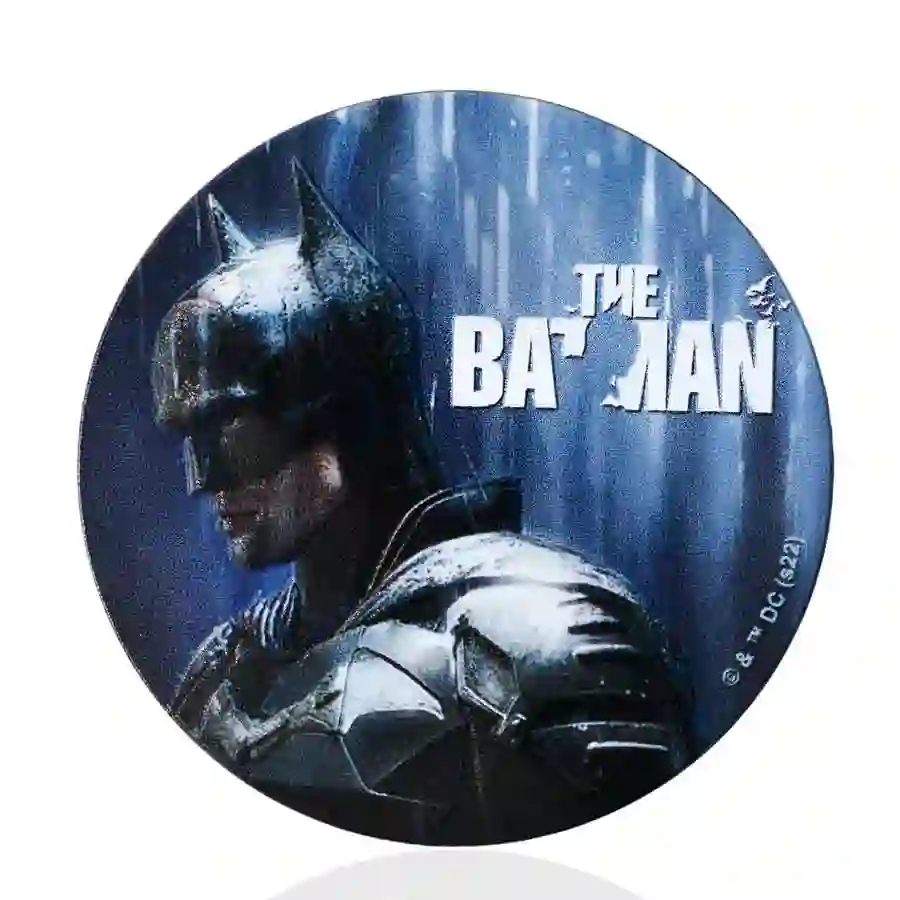 batman-rev 2022 Niue 2 Ounce The Batman DC Comics UV Color Antique Finish Silver Coin