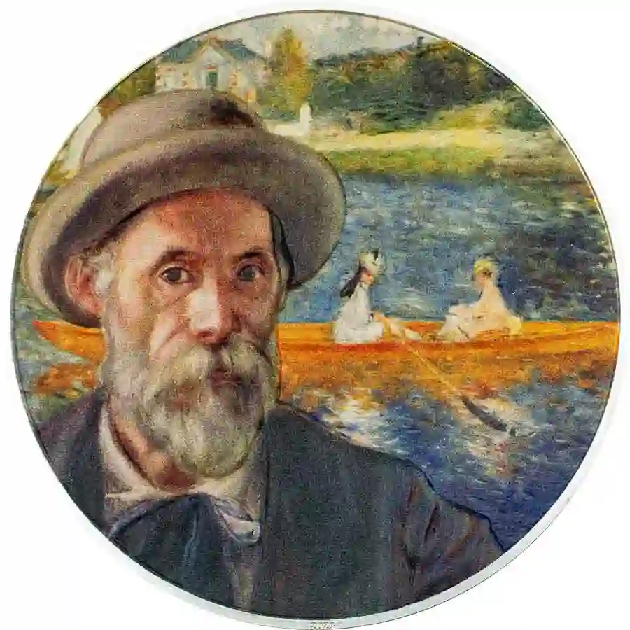 30514_Masters-of-Art---Auguste-Renoir_r 2024 Cook Islands 2 Ounce Masters of Art Auguste Renoir High Relief Silver Coin