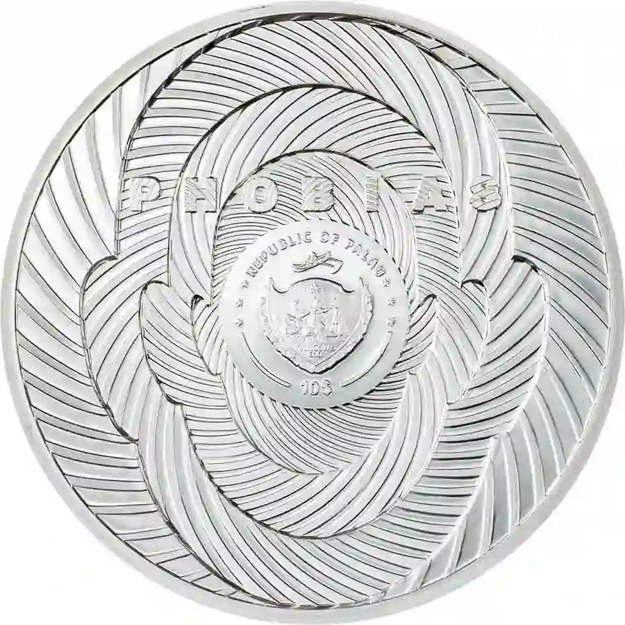 30576_Phobias-Thalassophobia_o 2024 Palau 2 oz Phobias Thalassophobia Ultra High Relief Silver Proof Coin