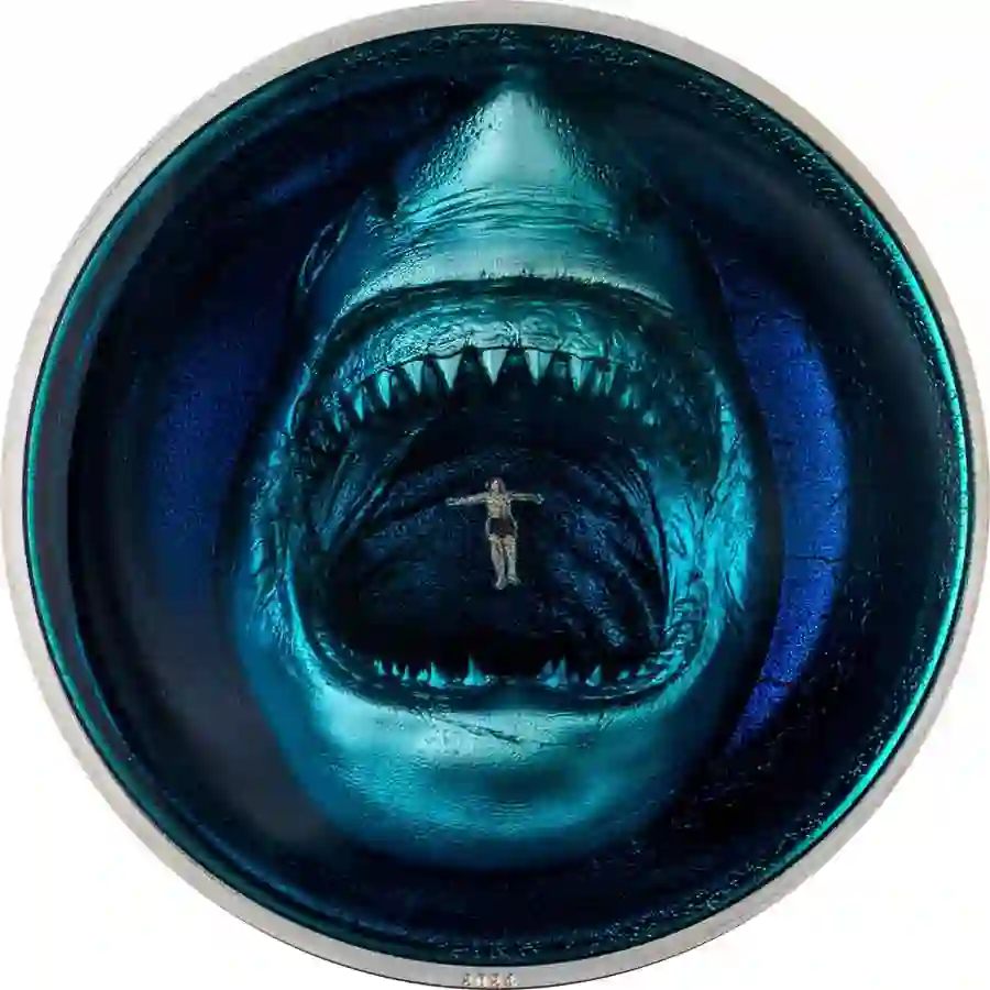 30576_Phobias-Thalassophobia_r 2024 Palau 2 Ounce Phobias Thalassophobia Ultra High Relief Silver Proof Coin