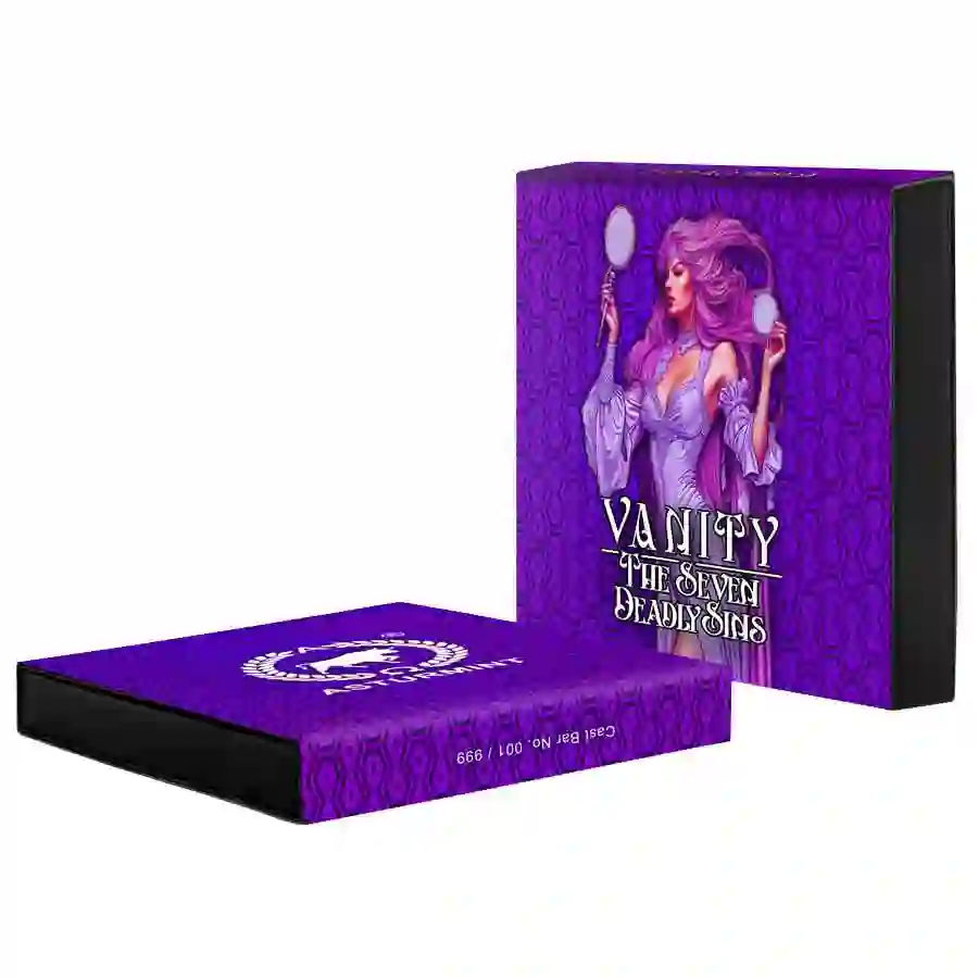 Wrapper 2024 Seven Deadly Sins Vanity Silver Cast Bar