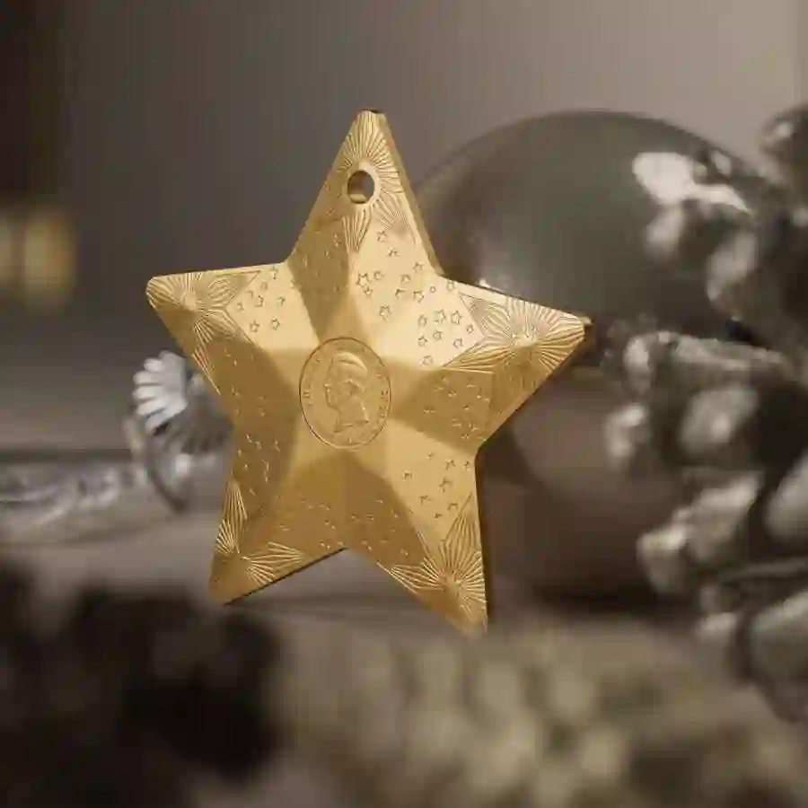 30680-Holiday-Ornament-Starry-Sky-Gilded_s2 Starry Sky Tree Ornament 24K Gilded Silver Coin