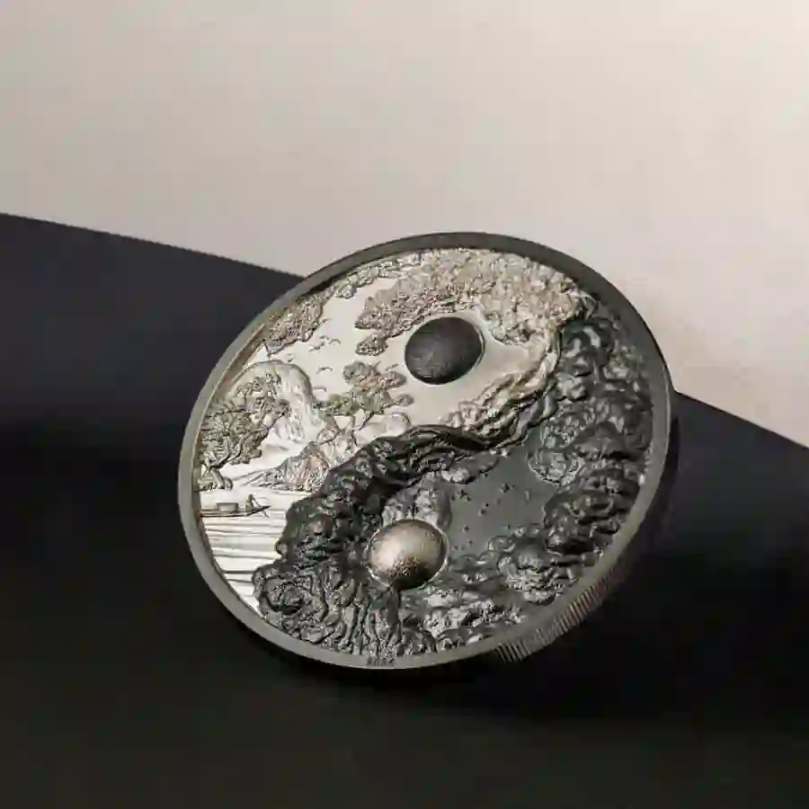30777_Yin-and-Yang_s2 Palau Yin and Yang UHR Black Proof Silver Coin