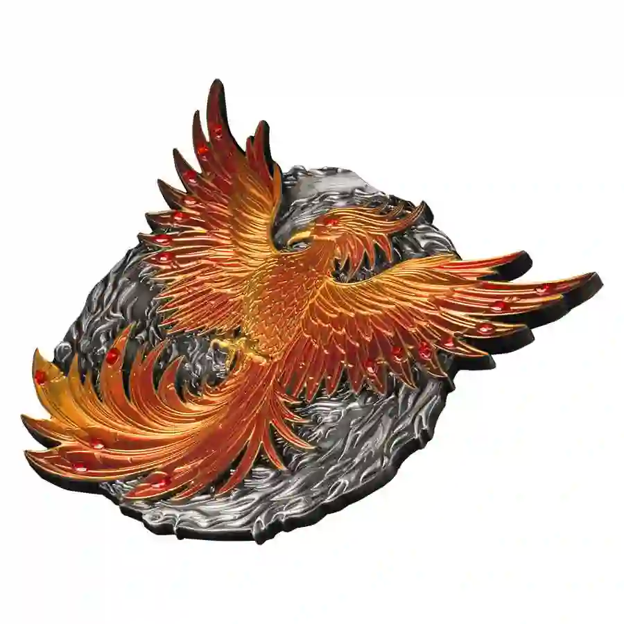 phoenix-iso 2024 Phoenix Ascendant 500 Gram Metallic Color Silver Coin