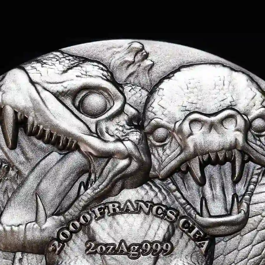 Detailed-Shot-Queen-of-Voodoo-Marie-Laveaux--(4) 2025 Marie Laveaux High Relief Color Antique Finish Silver Coin