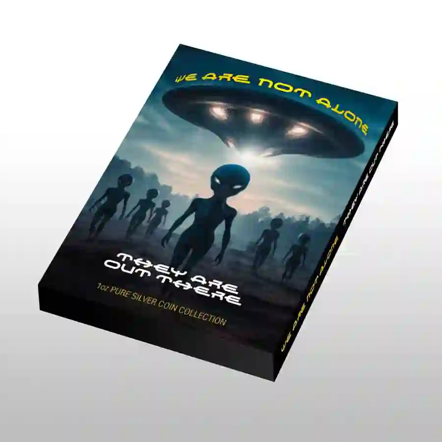 CM2511-2520 box 2025 Alien & UFO Human in Wilderness Colored Silver Coin