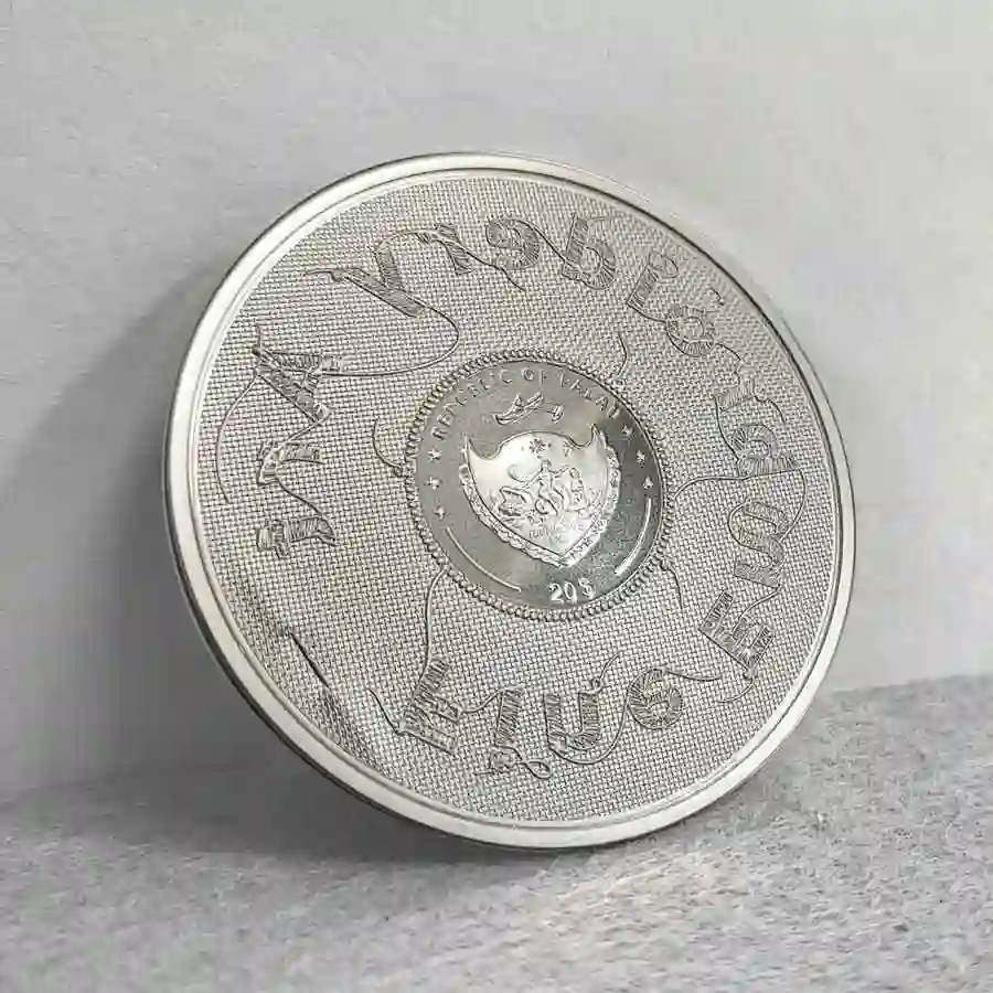 4 2024 Starry Night Fine Embroidery Art Color Silver Coin