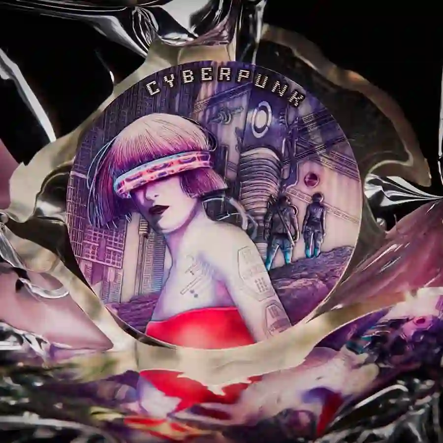 MG_76_CYBERPUNK_046 2024 Cyberpunk Punk Universe Silver Coin
