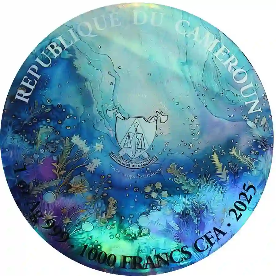 2025 Cameroon 1 Ounce Fairy in Fairyland Colored Silver Coin