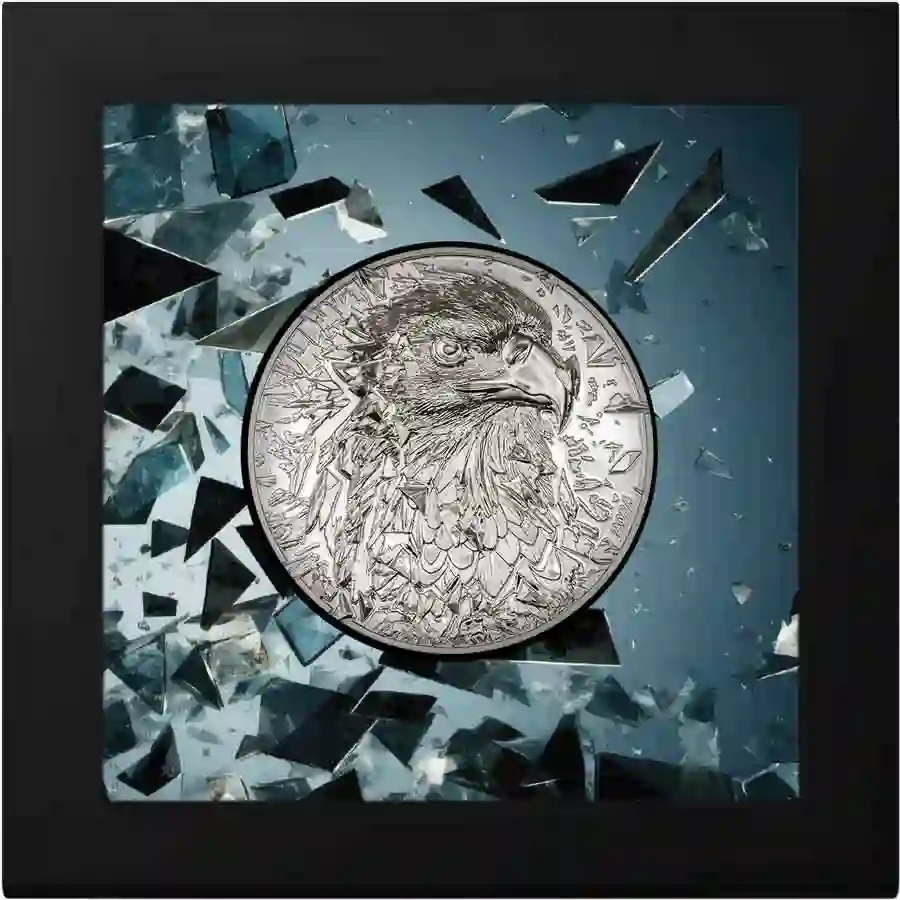 30830_Silver-Burst---Bald-Eagle_x 2024 Silver Burst Bald Eagle UHR Silver Proof Coin