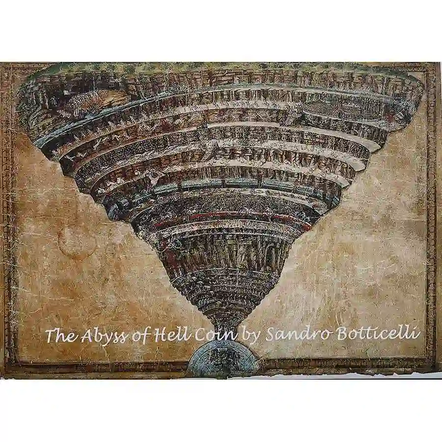 2025 Cameroon 1 oz Dante's The Abyss of Hell Colored Silver Coin