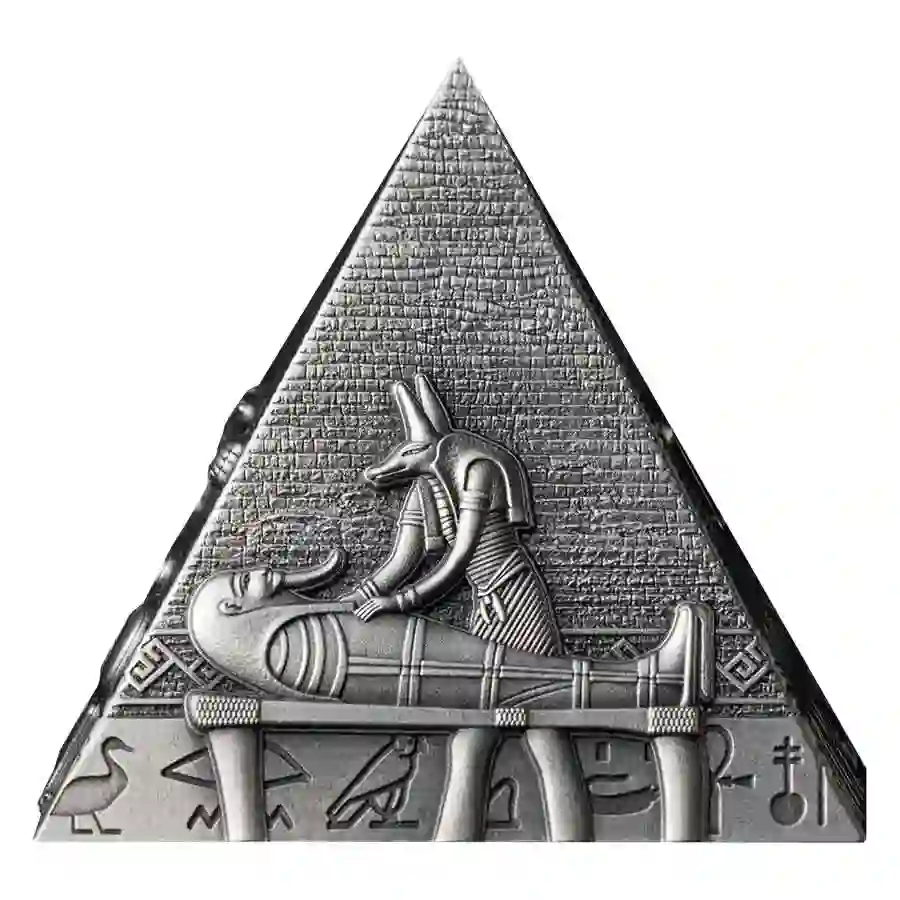 2024 Djibouti 3-Coin Pyramids of Giza Silver Coin Collection