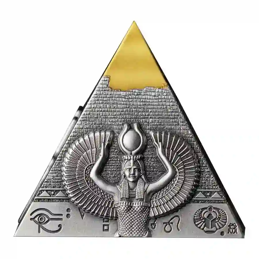 2024 Djibouti 3-Coin Pyramids of Giza Silver Coin Collection