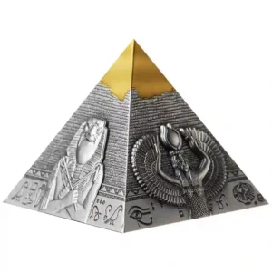 2024 Djibouti 3-Coin Pyramids of Giza Silver Coin Collection