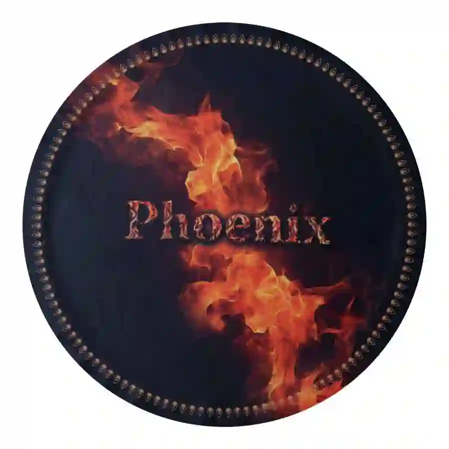 phoenix-box Phoenix Filigree Shaped Silver Coin