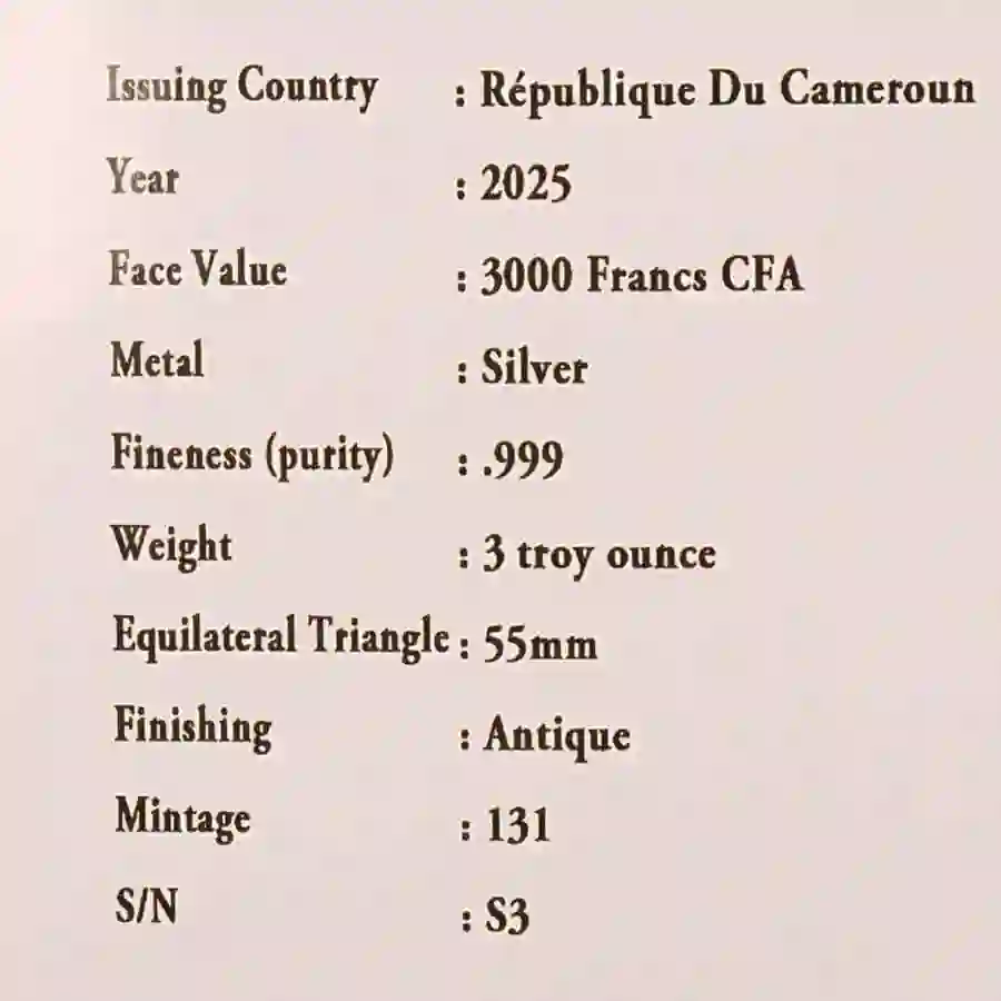 ant-cert Shiva High Relief Antique Finish Silver Coin