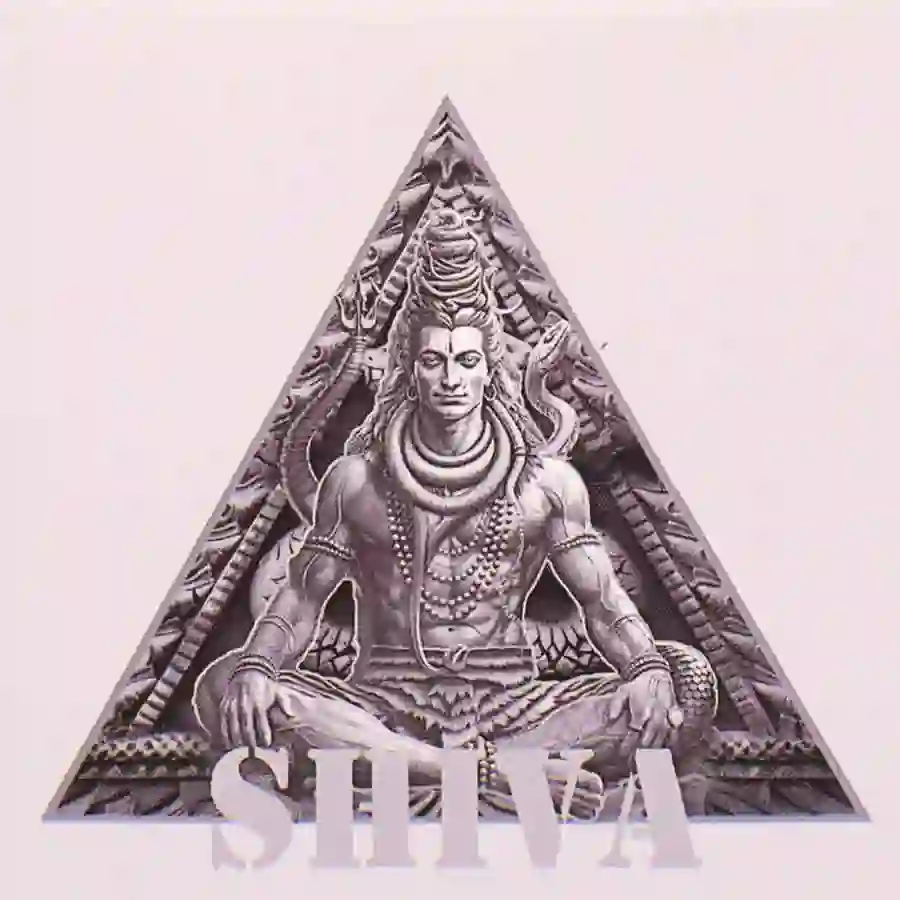 ant-cover 2025 Shiva High Relief Antique Finish Silver Coin