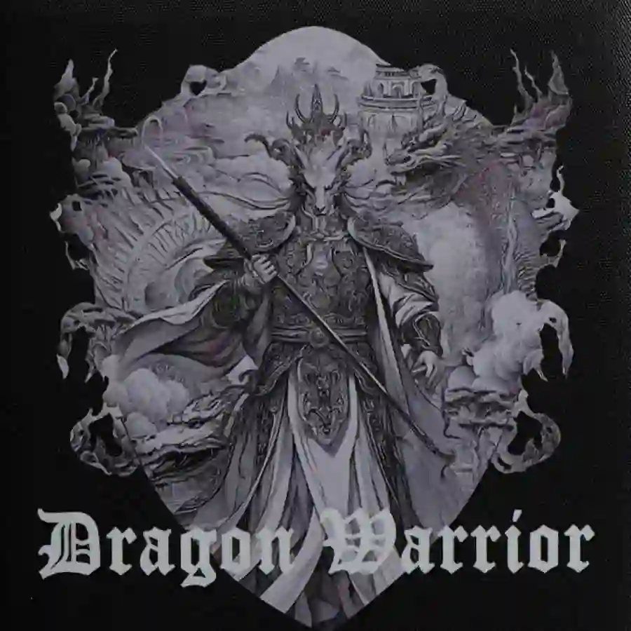 cover 2025 Dragon Warrior High Relief 24K Gilded Silver Coin