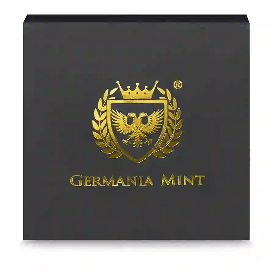 freyr-box-sleeve Germania Mint 2 Freyr Color Antique Finish Silver Cast Bar