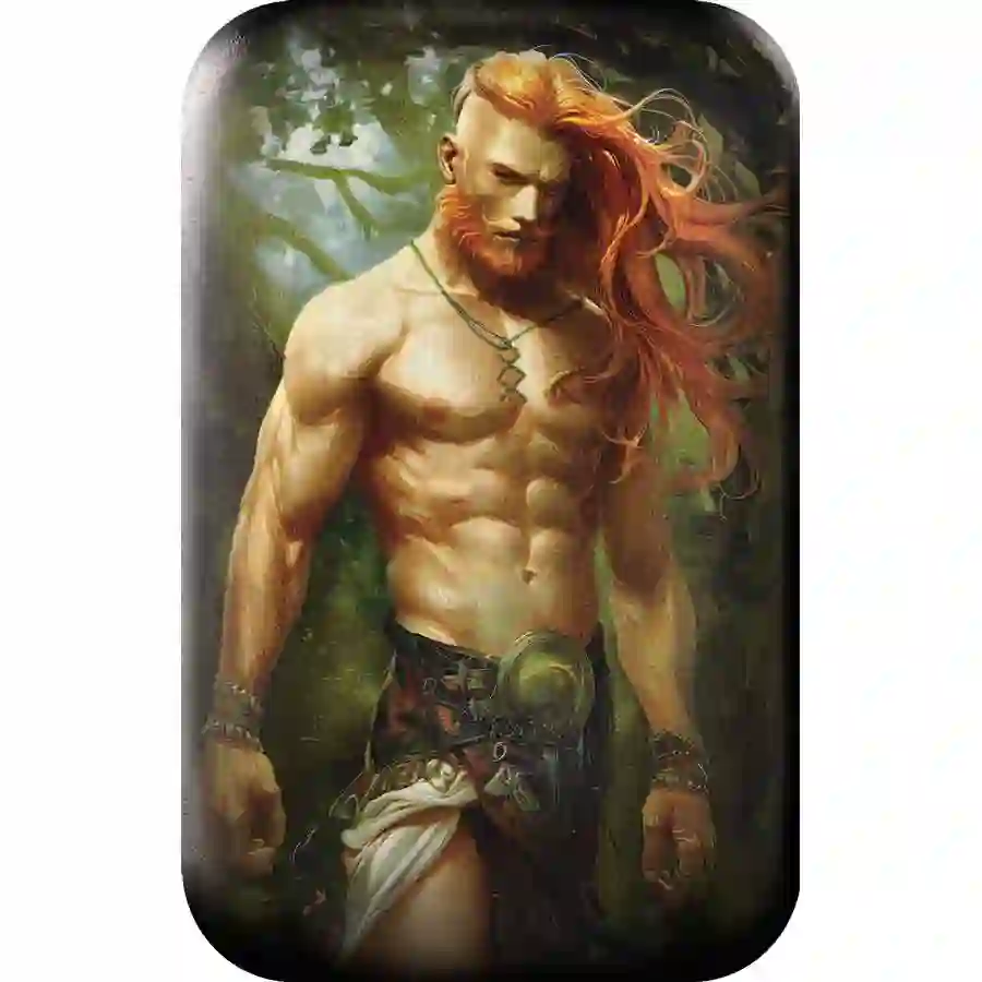 freyr-rev Germania 2 oz Gods Freyr Color Antique Finish Silver Cast Bar