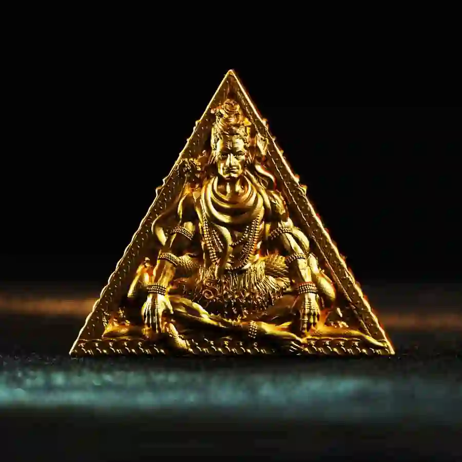 gild-mood 2025 Cameroon Shiva 24K Gilded High Relief Silver Coin