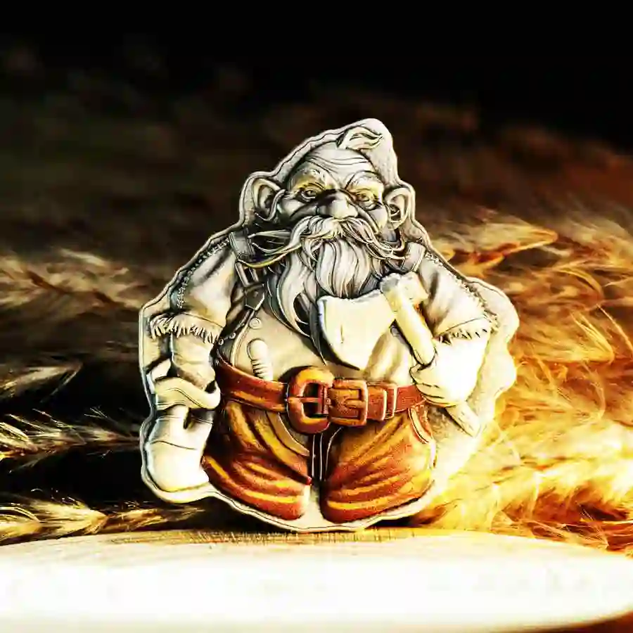 mood 2025 Cameroon 2 Ounce Dwarf HR Silver Coin