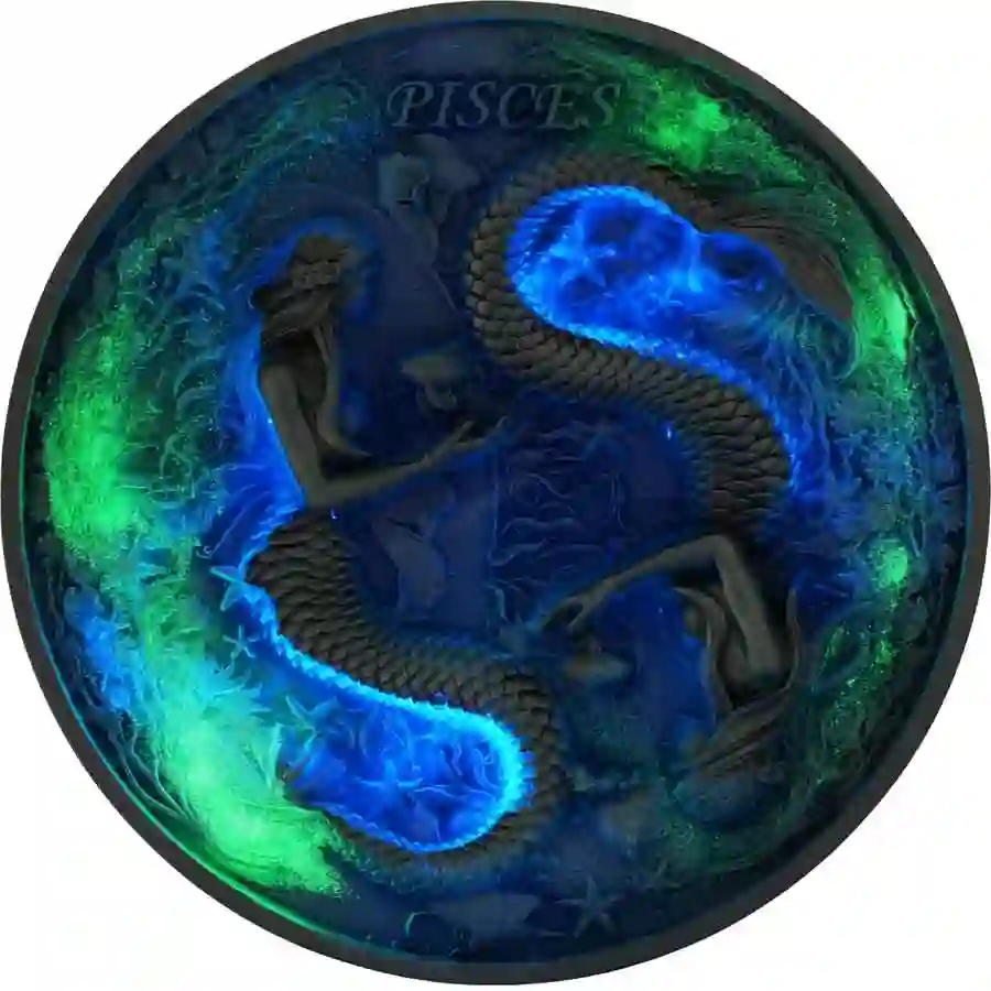 rev-uv 2024 Niue Picses UV Color High Relief Antique Finish Silver Coin