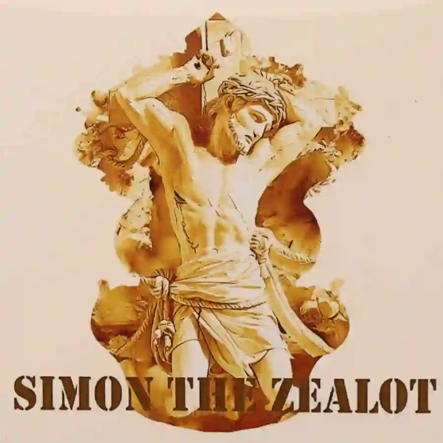 box-gilded St. Simon 12 Apostles 24K Gilded Silver Coin