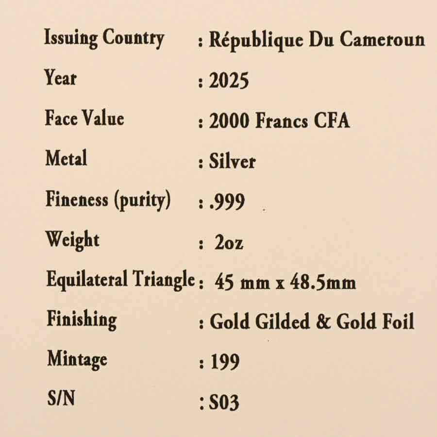 cert-gilded 12 Apostles St. Andrew Gilded Silver Coin