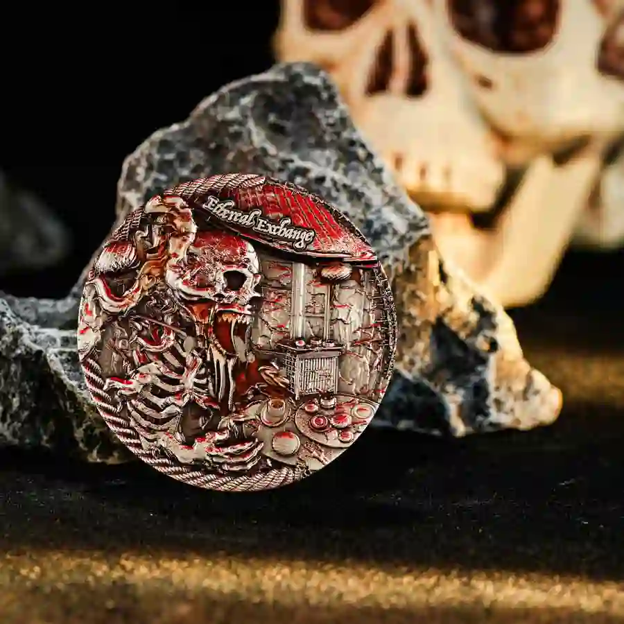 mood 2025 Ethereal Exchange UV Color High Relief Silver Coin