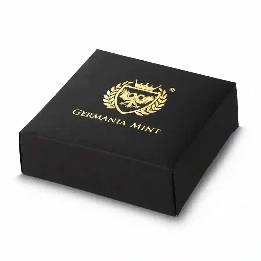 1-kg-wrapper Malta 1 Kg Golden Eagle 24K & Black Ruthenium HR Silver Coin