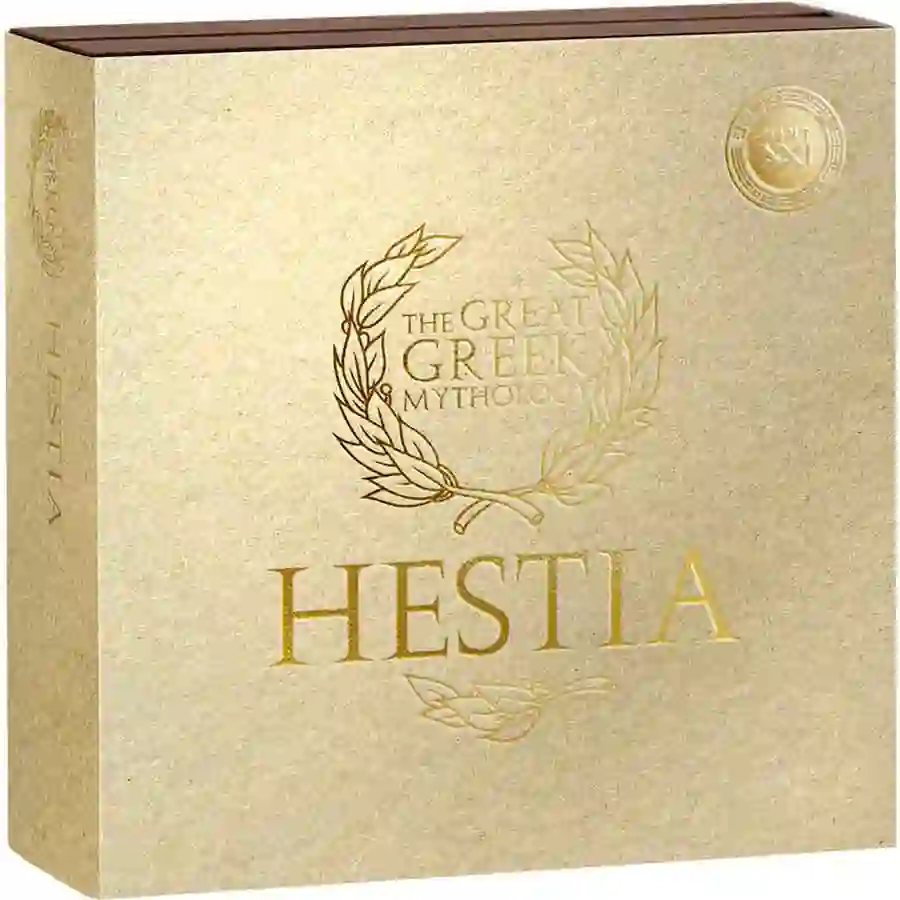 hestia-box Hestia 3 oz 24K Gilded High Relief Silver Coin