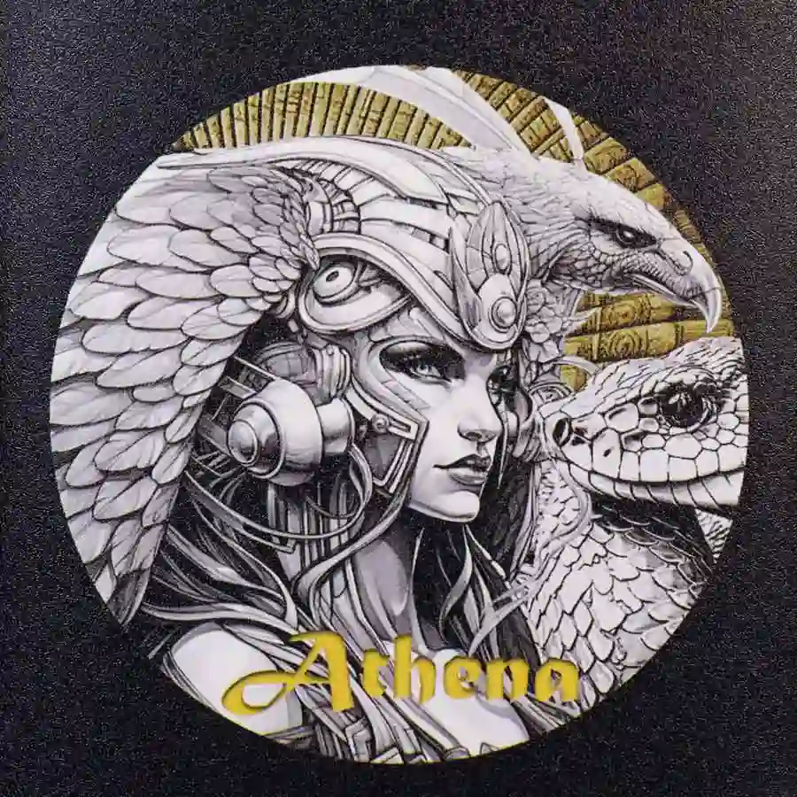 cover 2025 Athena UV Color High Relief Silver Coin