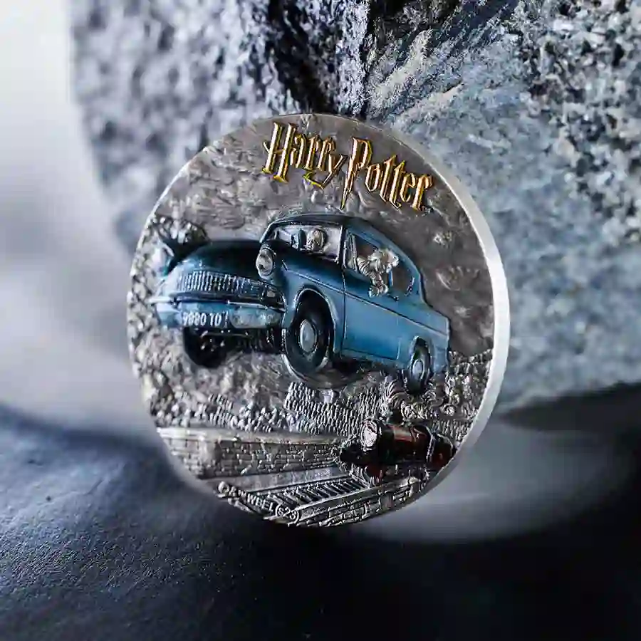 mood 2024 Harry Potter Chamber of Secrets High Relief Silver Coin